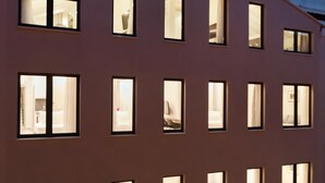 A modern building with multiple windows and a sign that reads "Thess Residences". - Thess Residences (Thessaloniki)