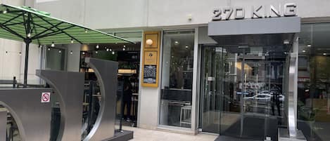 Fassade der Unterkunft