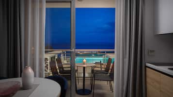 Appartement Supérieur, vue mer | Terrasse/Patio