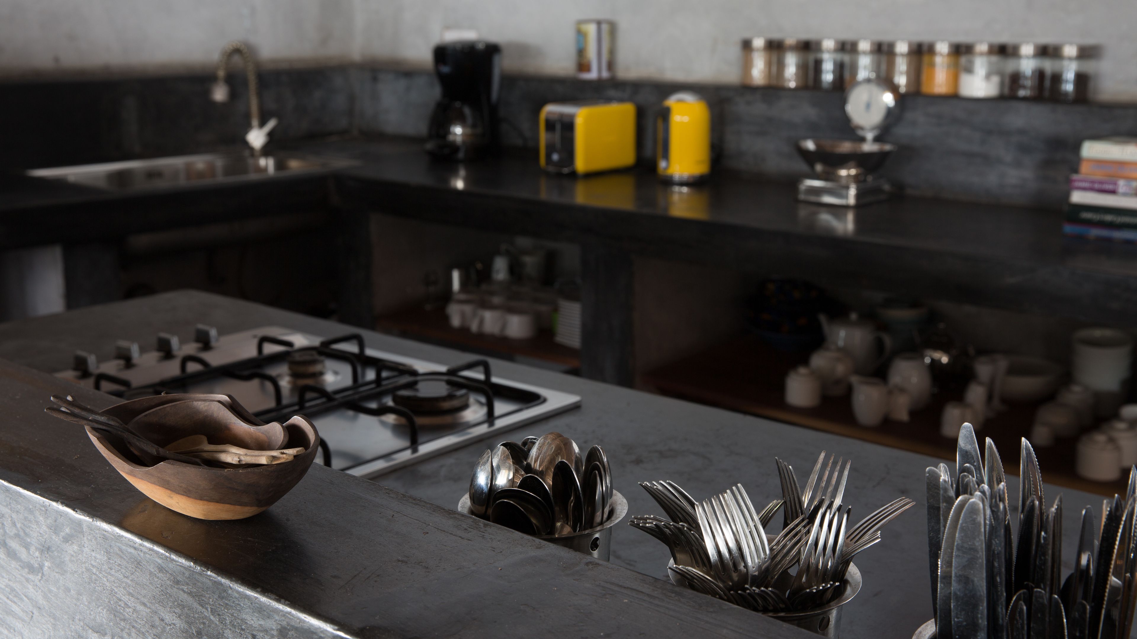 luxury villa, 6 bedrooms, private pool, beachfront | private kitchen | espresso maker