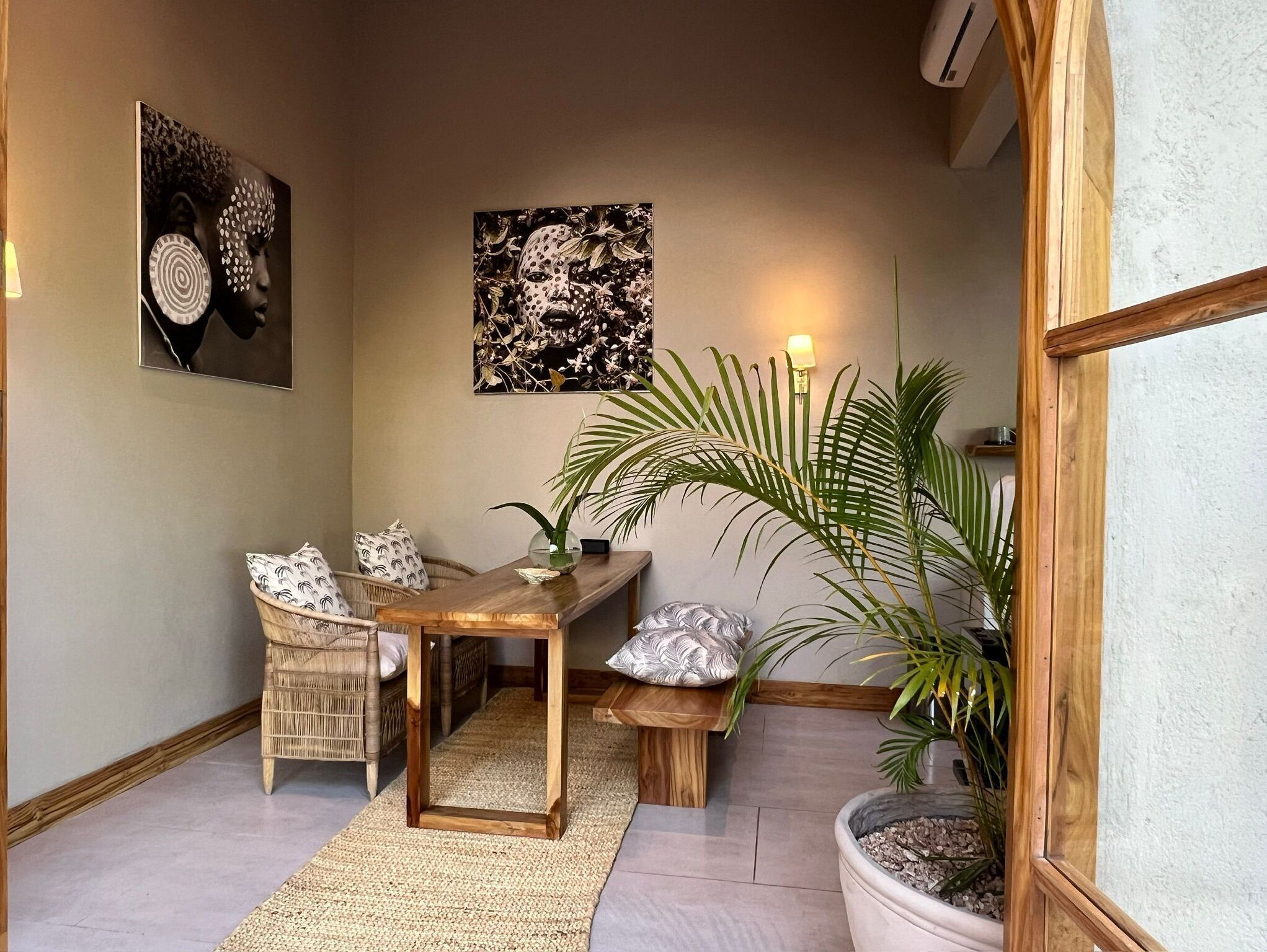 family villa, 2 bedrooms, private pool | in-room dining