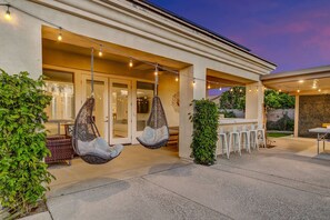 Terrace/patio - Mirage: Pool, Spa, Slide, and Game Room! (Indio)