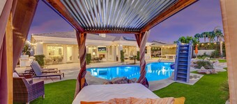 Mirage: Pool, Spa, Slide, and Games!