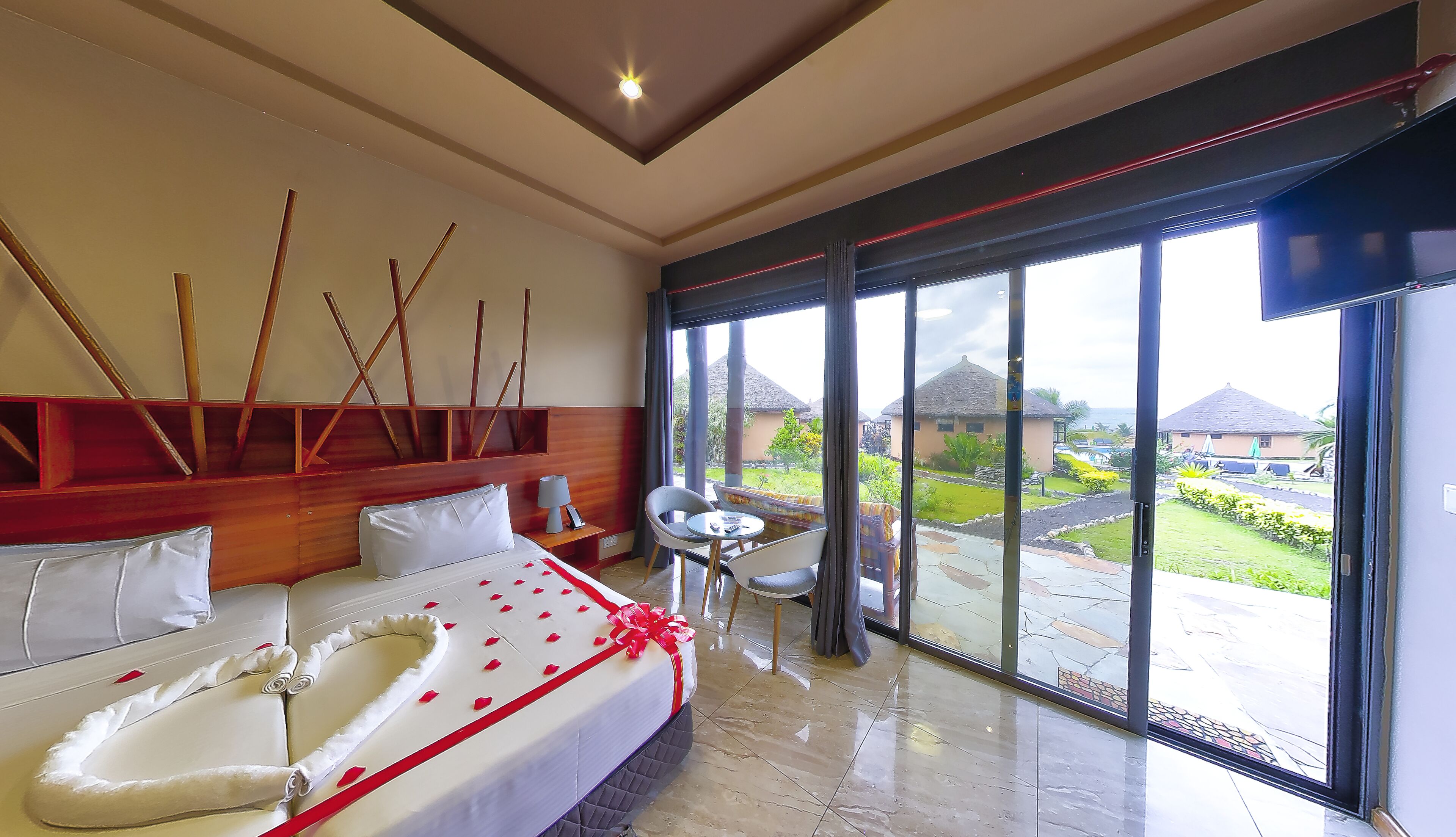 Chambre Design Double ou avec lits jumeaux, vue jardin (Air Conditioned)