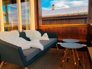 Cabane, 3 chambres | Terrasse/Patio