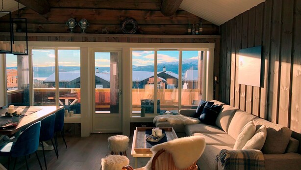 Cabin, 3 Bedrooms | Living area - Bitihorn Grendehytte (Øystre Slidre)
