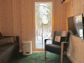Cabin, 3 Bedrooms | Living area | Flat-screen TV, fireplace - Jotunheimen Panorama 1 (Vaga)
