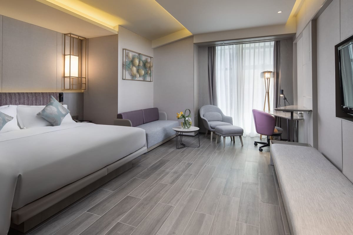 Literie de qualité supérieure, couette en duvet d'oie, minibar