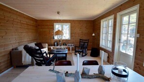 Cabin, 3 Bedrooms | Living area - Sjosida 3 (Vaga)