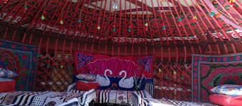 Yurt Camp Azamat at Song Kol Lake