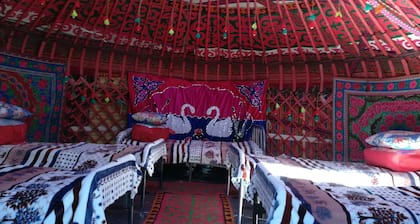Yurt Camp Azamat at Song Kol Lake