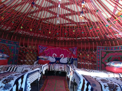 Yurt Camp Azamat at Song Kol Lake