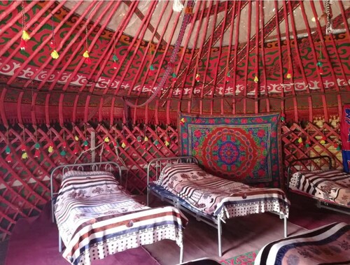 Yurt Camp Azamat at Song Kol Lake