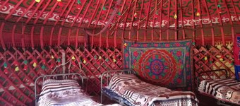 Yurt Camp Azamat at Song Kol Lake