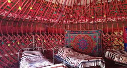 Yurt Camp Azamat at Song Kol Lake