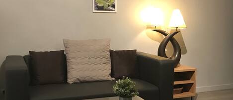 Apartament clàssic | Sala d'estar | Televisor de pantalla plana