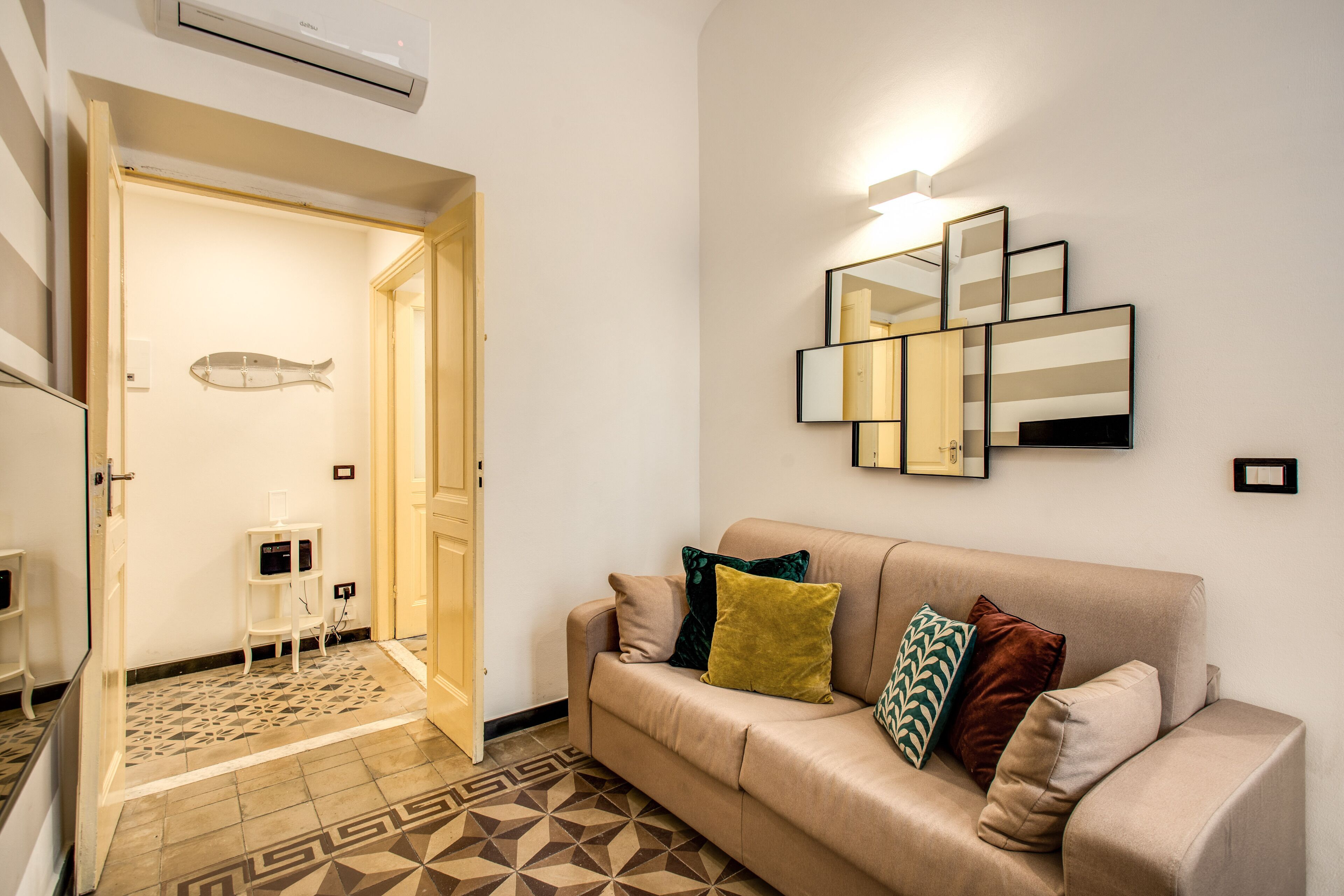 Apartment, 1 Bedroom | Living room | Flat-screen TV