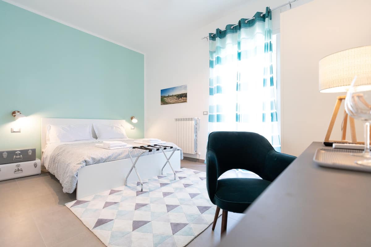 Double Room (Acqua) | 1 bedroom, hypo-allergenic bedding, down comforters, memory foam beds