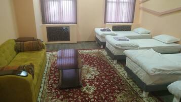 Shared Dormitory | Individually decorated, desk, laptop workspace, blackout drapes