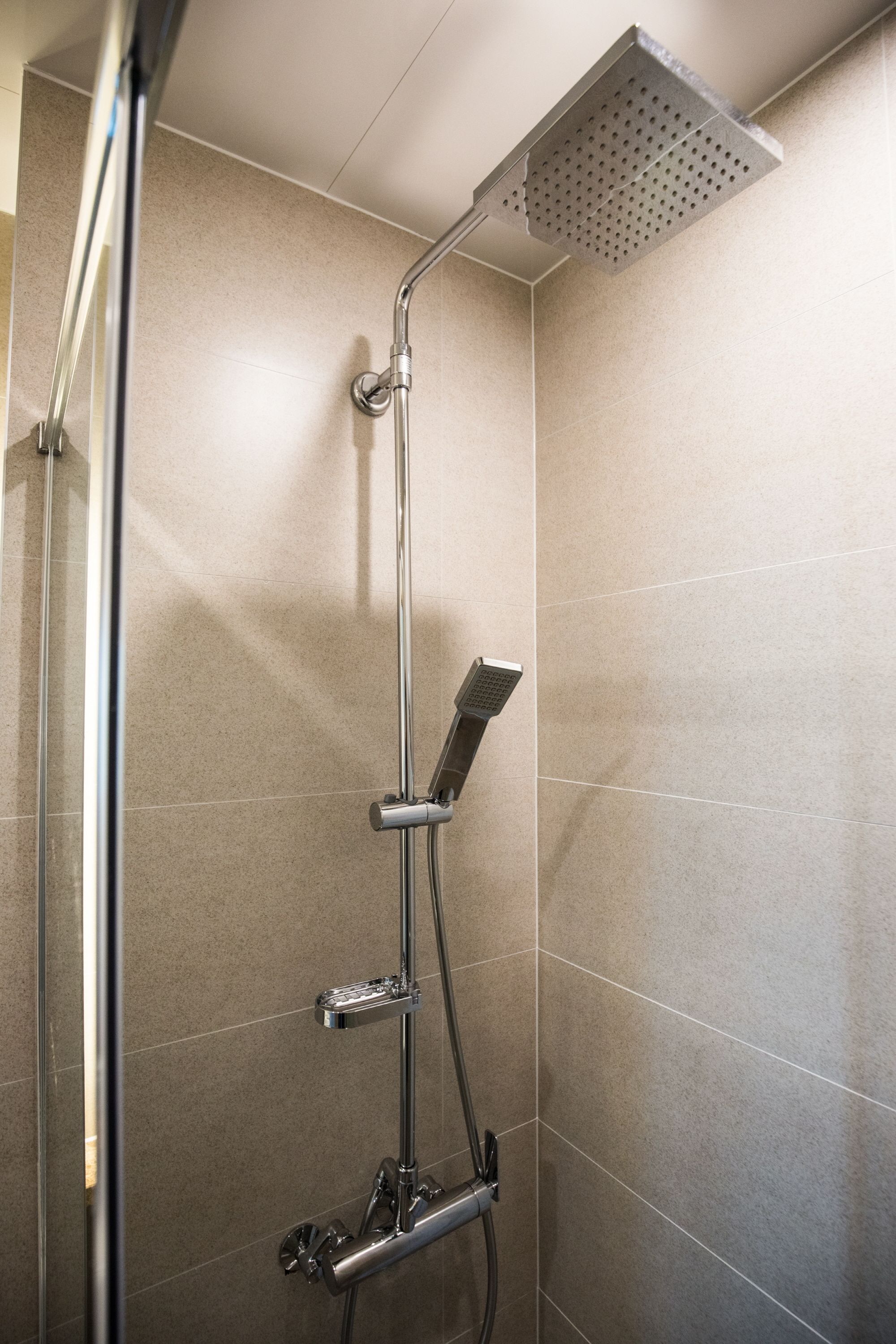 Dusj på badet