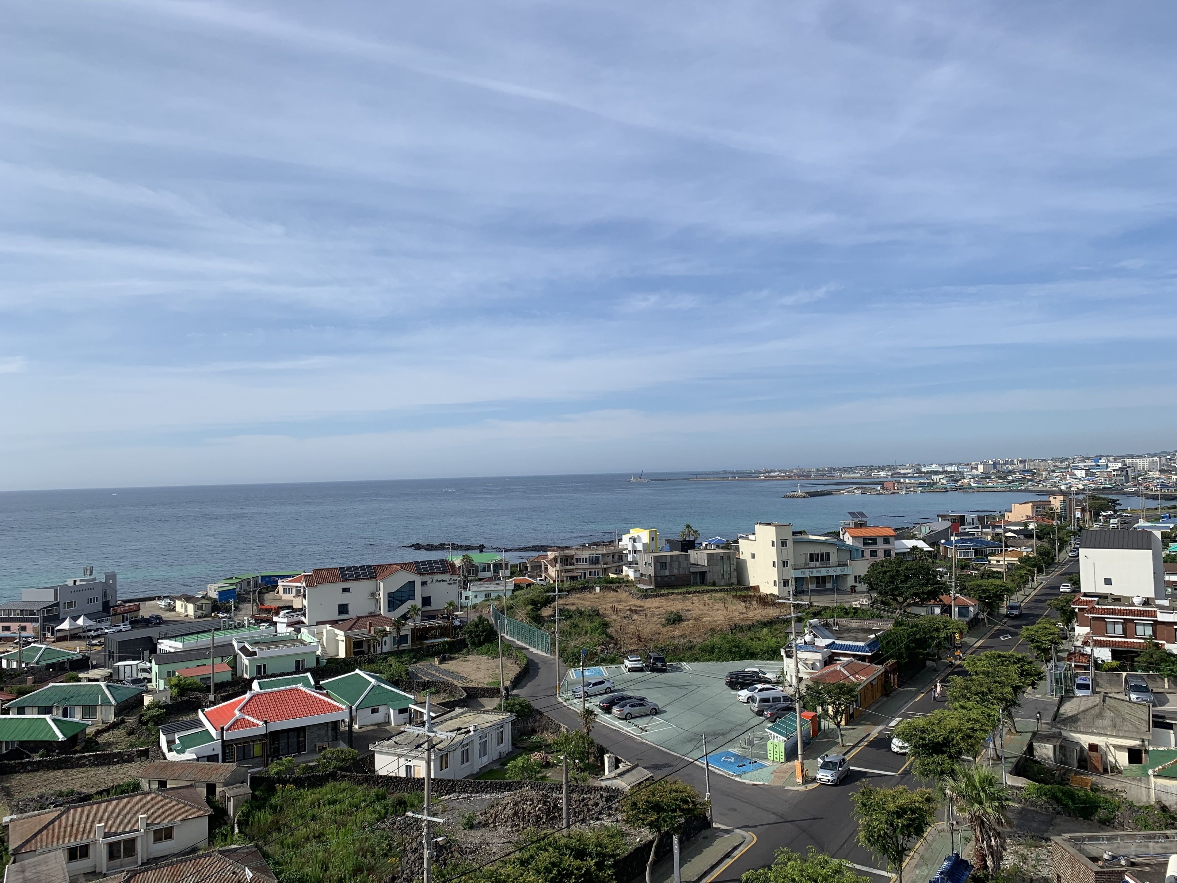 deluxe triple room, ocean view, beachside | view from room