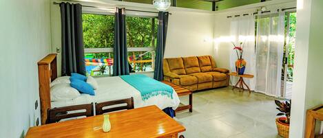 Family Bungalow, 2 Bedrooms, Kitchenette, Garden View | 1 bedroom, hypo-allergenic bedding, down comforters