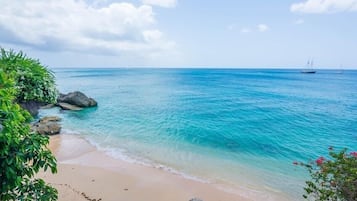 On the beach