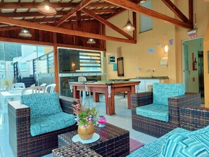 BBQ/picnic Area - Bombinhas Praia Apart Hotel - Unidade Bem Te Vi (Bombinhas)