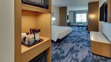 1 bedroom, individually furnished, desk, laptop workspace