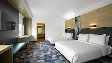 Down comforters, in-room safe, desk, laptop workspace