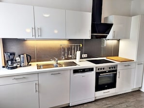 Apartment, 2 Schlafzimmer, Nichtraucher (Obergeschoss) | Eigene Küche