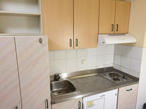 Shared fridge, microwave