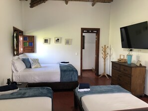 Soundproofing, iron/ironing board, bed sheets, wheelchair access