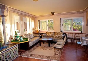 Sala de estar en el lobby