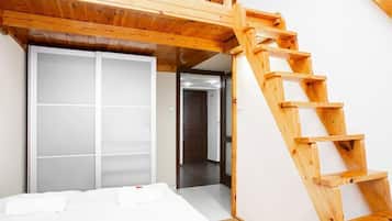 1 室のベッドルーム、アイロン / アイロン台、WiFi、ベッドシーツ