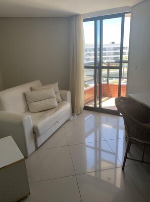 Een 32-inch televisie met kabelzenders