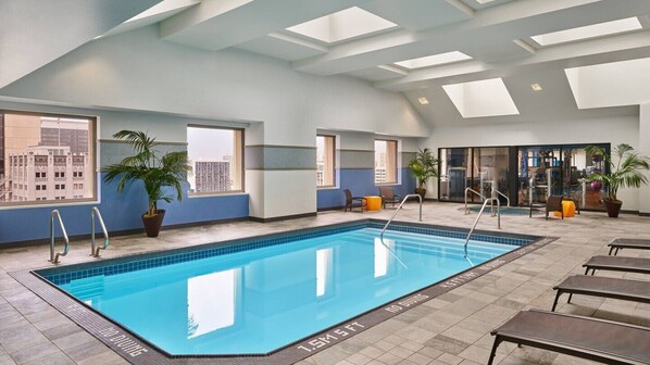 Indoor pool, a heated pool