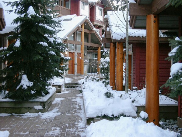 Studio Suite, 1 Queen Bed with Sofa bed, Ground Floor | View from room - Symphony Condos by Whistler Retreats (Whistler)