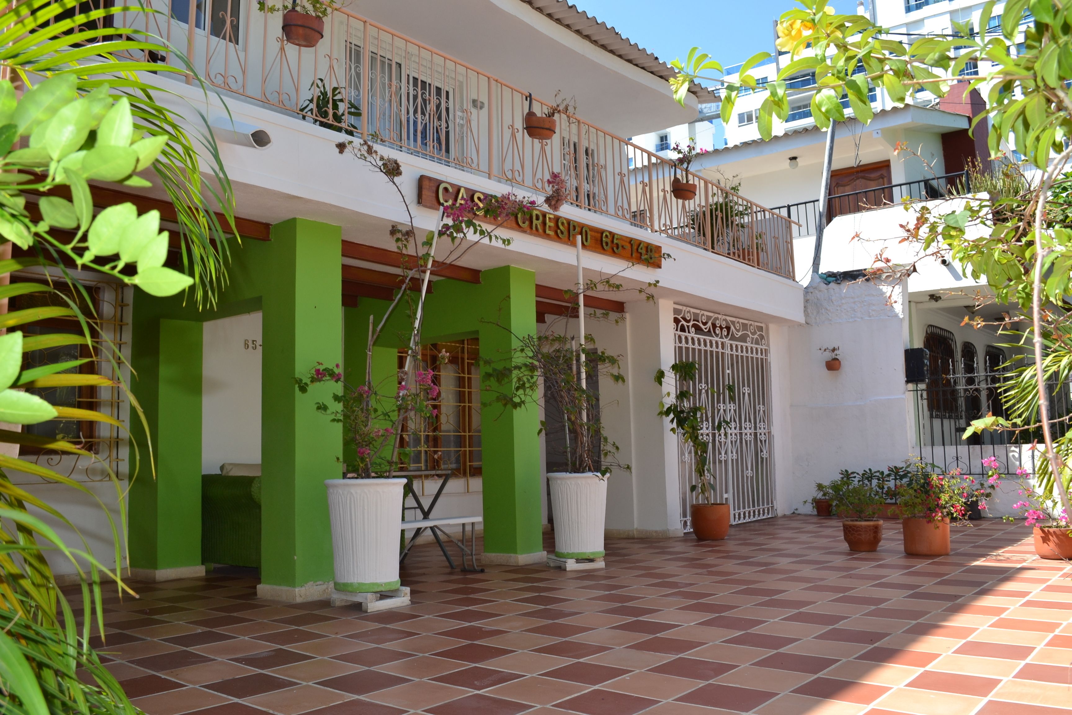 Facciata della struttura