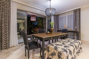 Deluxe Villa, 2 Bedrooms, Non Smoking, Pool View | In-room dining - Villa Deh Simba At Ayana with Private Pool (Jimbaran)