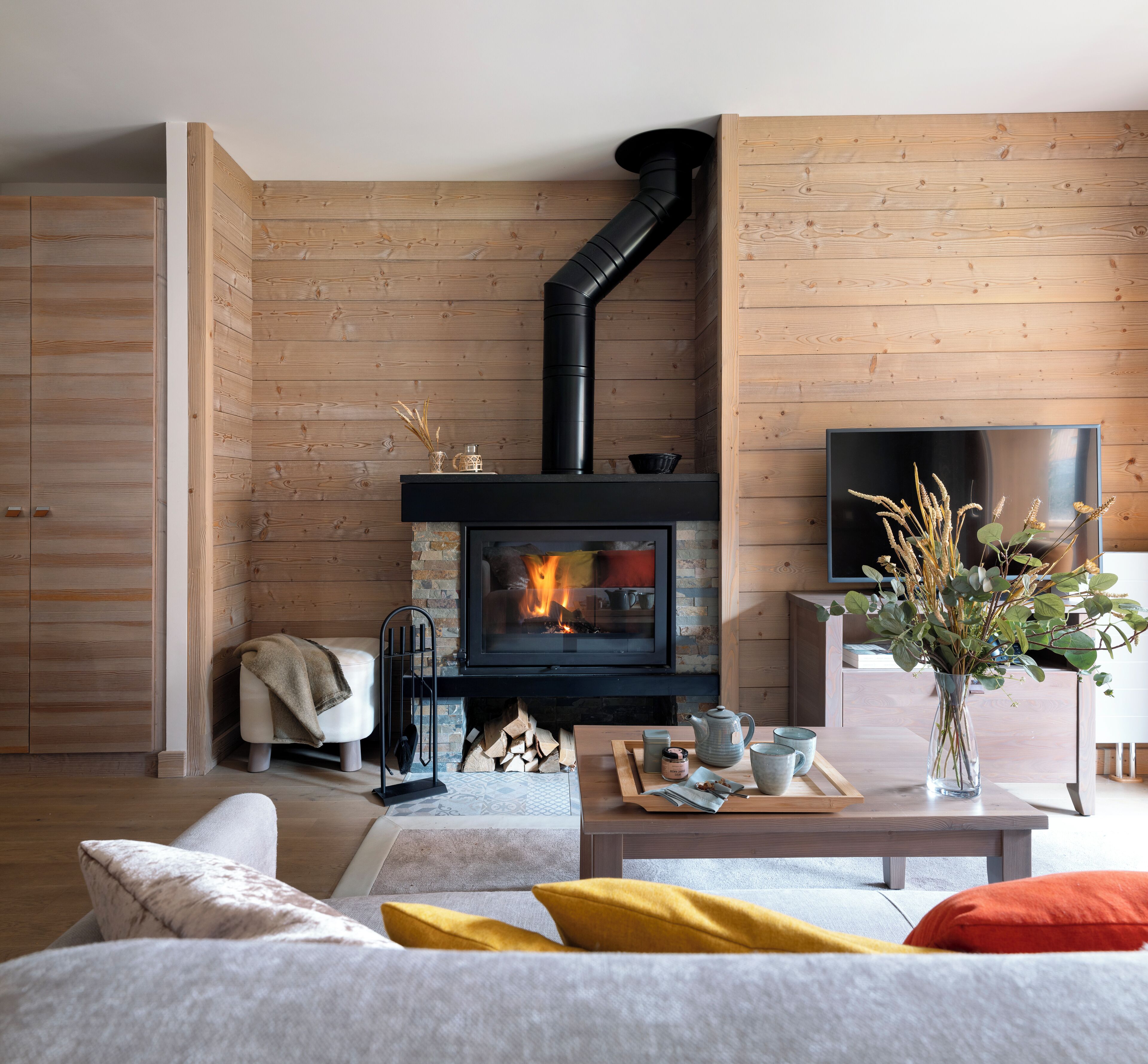 Appartement 6 personnes - 2 chambres - Sauna - Baignoire balnéo | Area soggiorno | TV a schermo piatto