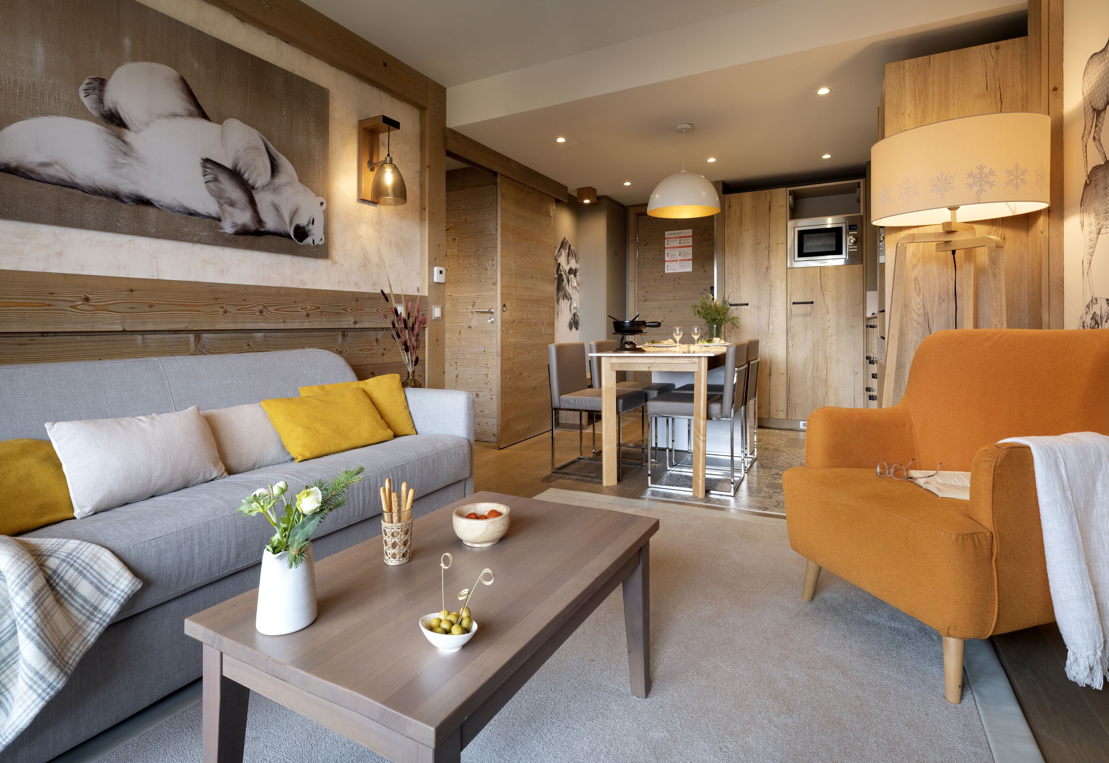 Apartment 4 people - 1 bedroom | Living area