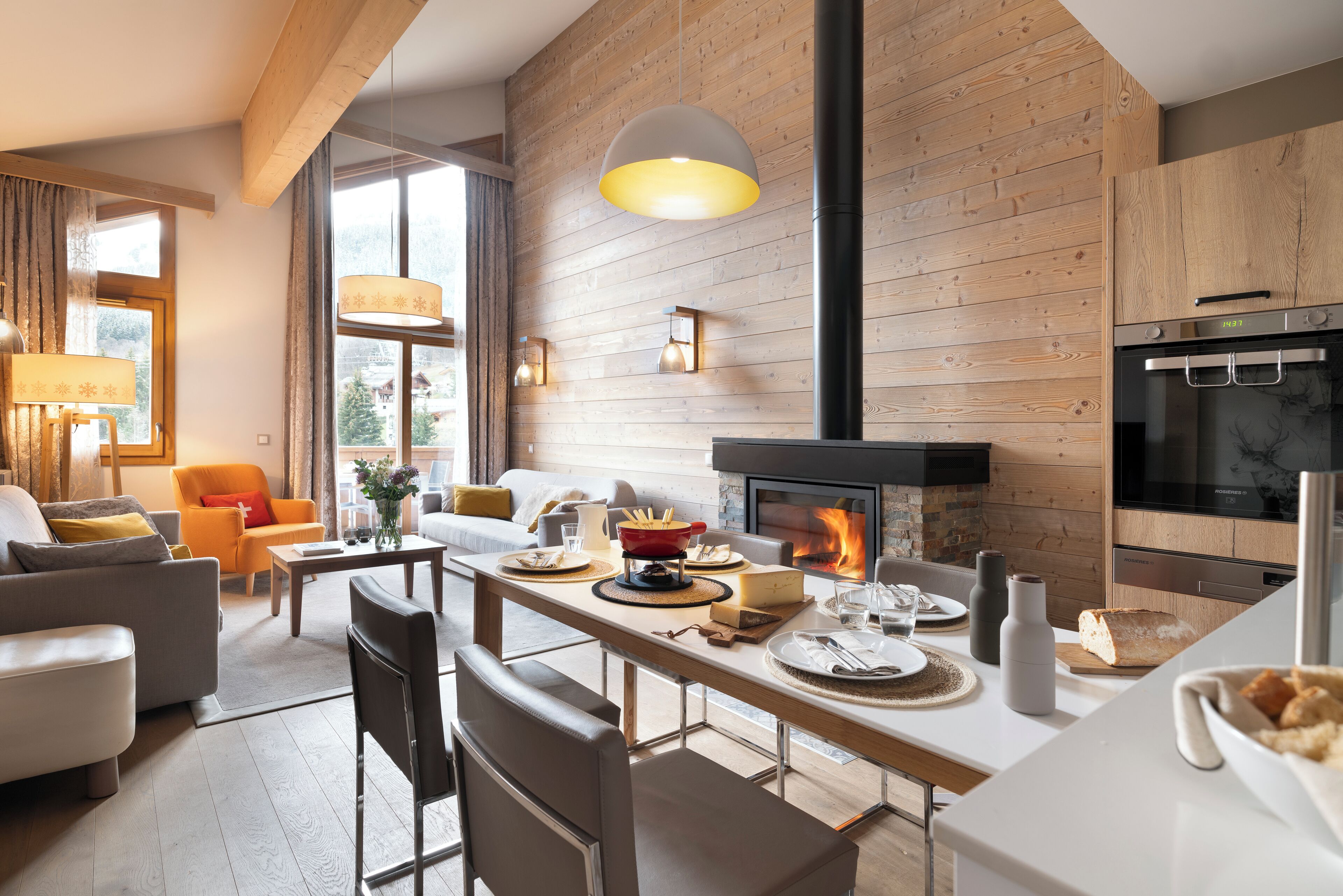 Appartement 8 personnes - 3 chambres - Sauna - Baignoire balnéo | Area soggiorno | TV a schermo piatto