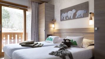 Apartment 6 people 2 bedrooms Mountain view | Free cots/infant beds, free WiFi, bed sheets