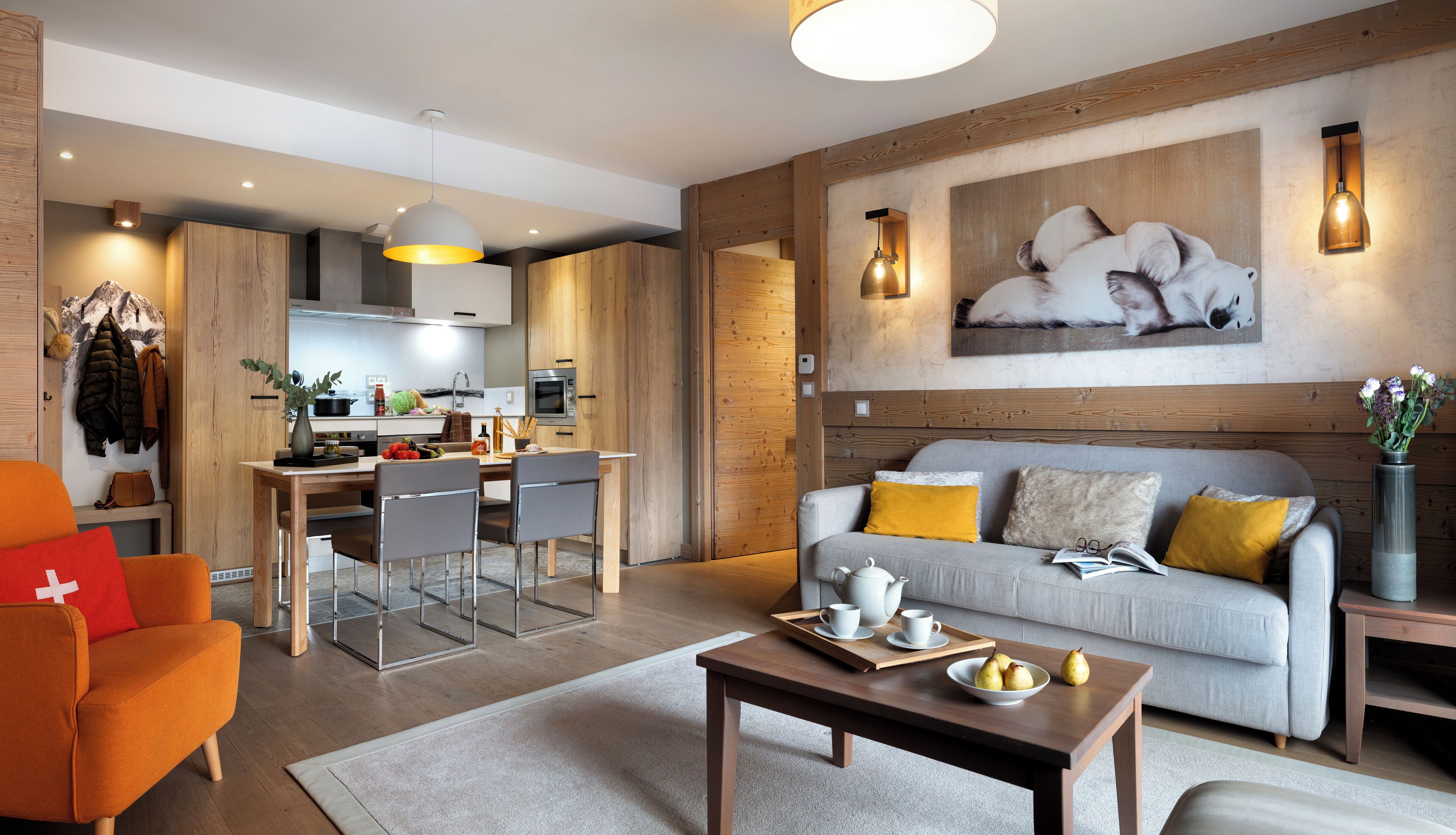 Apartment 6 people - 2 bedrooms | Living area