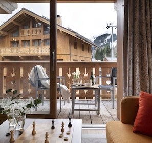 Apartment 6 people 2 bedrooms Mountain view | View from room - Pierre & Vacances Premium l'Hévana (Les Allues)