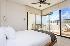 Deluxe Penthouse, Pool Access | Individually decorated, individually furnished, iron/ironing board - Beautifully Minimalistic Studio Wrapped in Nature by Stella Rentals (Tulum)