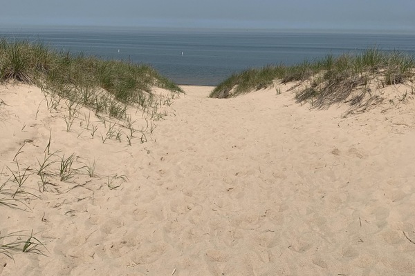 Beach nearby, sun loungers