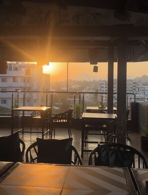 Rooftop terrace - Hotel Gyangarh (Udaipur)