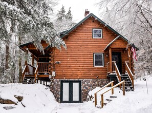 Exterior - Spectacular Log Home with Private Lake Access (Deering)